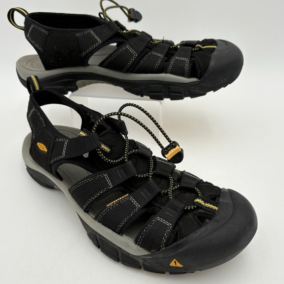 Keen Newport H2 Mens Sandals Waterproof Hiking Nature Trail Size 11 Black/Gray - Picture 1 of 8
